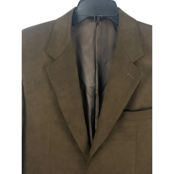 Chaps Men's Blazer Jacket Size 40R Two Button Flap Pockets Business Office - Picture 7 of 10